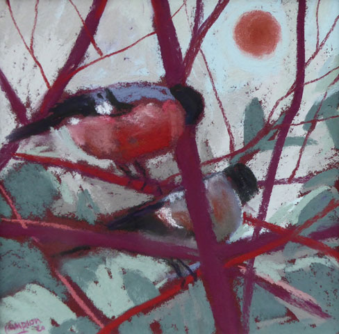 A Pair of Bullfinches 