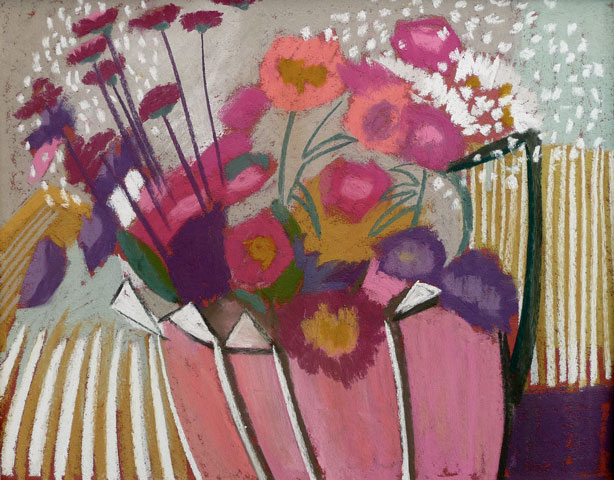 Sue Campion, Asters and Gypsophila
