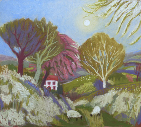 Sue Campion, White House and Cow Parsley